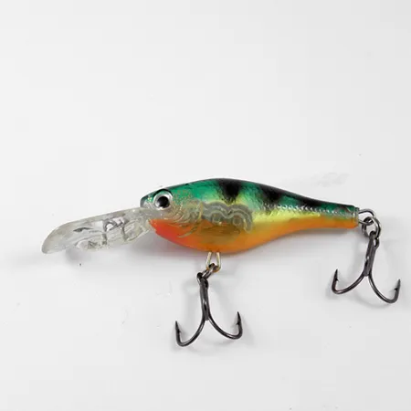 Rapala Glass Shad Rap Esca, Perch, 5,5g, Olografica, #1250