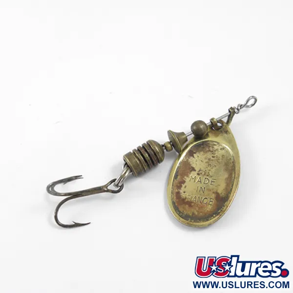 Mepps Aglia 2 Cucchiaino, Ottone, 4,5g, Design Vintage, #1255