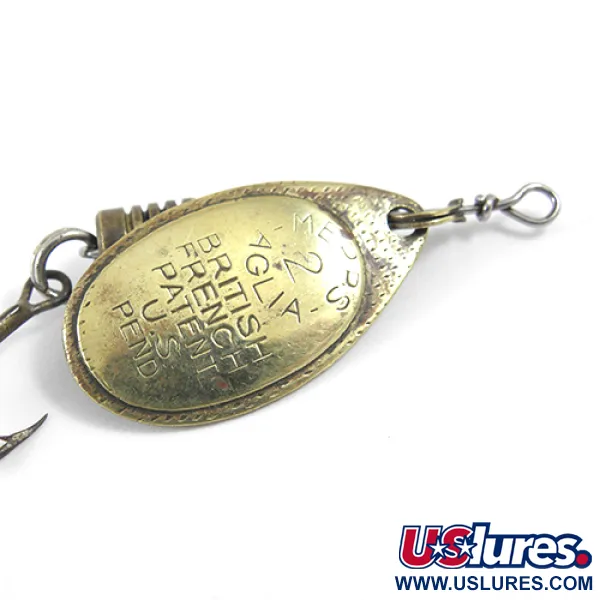 Mepps Aglia 2 Cucchiaino, Ottone, 4,5g, Design Vintage, #1255