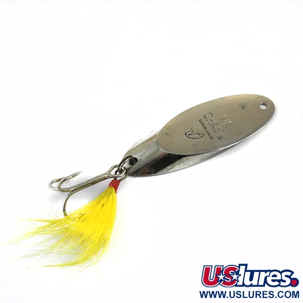 Weber Mr Champ Ondulante, Nickel/Coda gialla, 35g, Piumaggio, #1278
