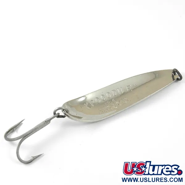 Luhr Jensen Krocodile Die #5 Ondulante, Nickel Martellato, 25g, #1281