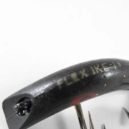 Lazy Ike 1318 Esca da traina, Nero / Rosso, 3,5g, Forma a banana, #1318