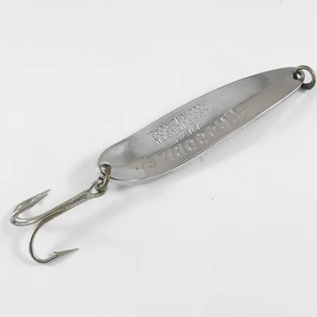 Luhr Jensen Krocodile Die #4 Cucchiaino, Nichel/Verde, 17g, Scaglie, #1328