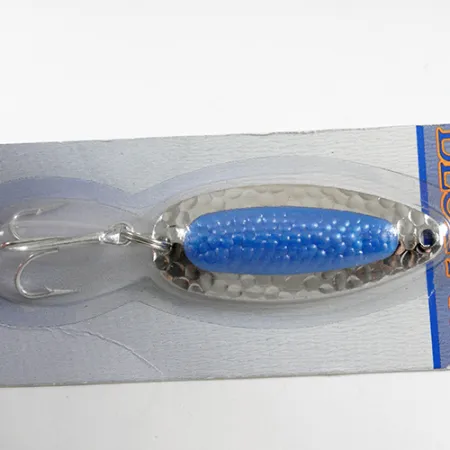 Blue Fox Pixee Ondulante, Nichel / Blu, 14g, Finitura Martellata, #1331