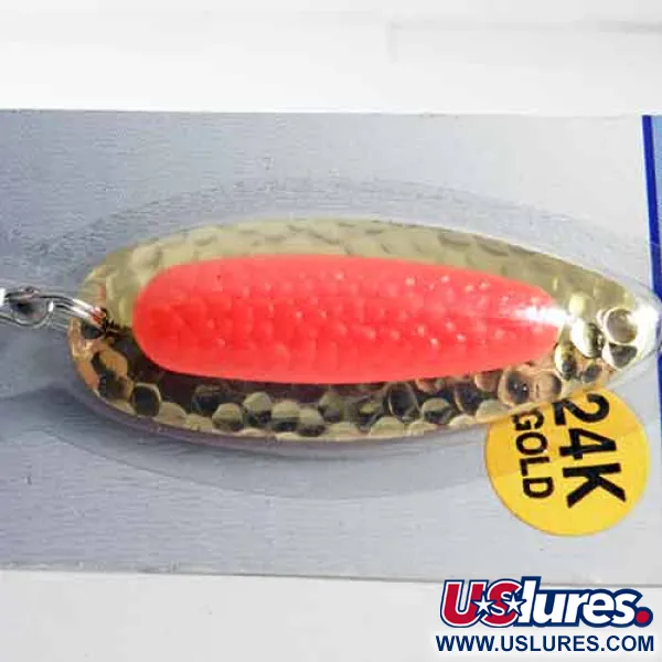 Blue Fox Pixee Ondulante, Arancio Fluor / Oro, 14g, Placcato Oro, #1353