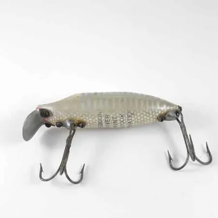 Heddon River Runt Floater, Bianco / Grigio, 12,5g, Vintage, #1354