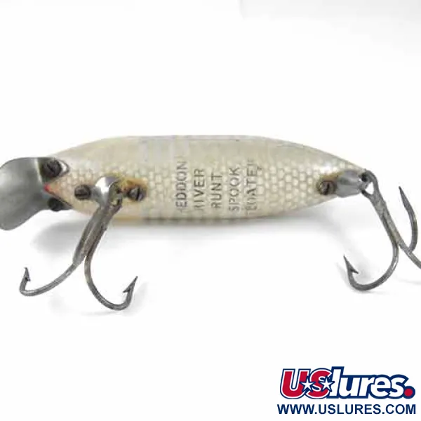 Heddon River Runt Floater, Bianco / Grigio, 12,5g, Vintage, #1354