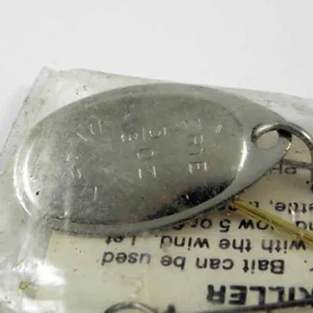 Erie Dearie Walleye Killer Spinner, Nickel, 9g, Design USA, #1360