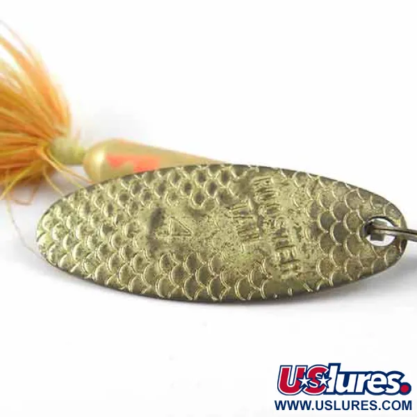 Worden’s Original Rooster Tail 4 Rotante, Ottone/Giallo/Rosso, 8g, #1390