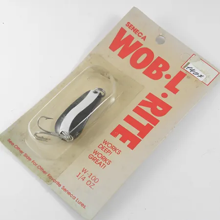 Seneca Wob-L-Rite Ondulante, Nero / Bianco, 7g, Acque Profonde, #1407