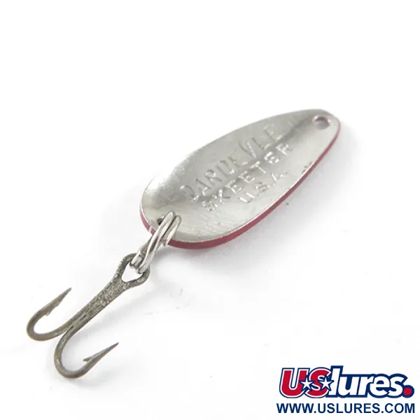 Eppinger Dardevle Skeeter Ondulante, Rosso / Bianco / Nickel, 2g, #1440
