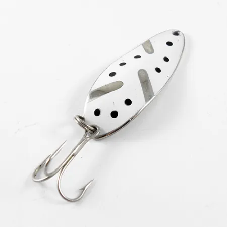 Little Cleo (Hula Girl) Ondulante, Nichel / Bianco, 10g, Vintage, #1441