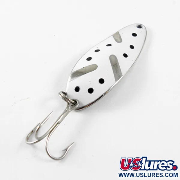 Little Cleo (Hula Girl) Ondulante, Nichel / Bianco, 10g, Vintage, #1441