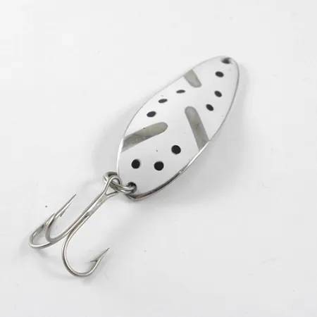 Little Cleo (Hula Girl) Ondulante, Nichel / Bianco, 10g, Vintage, #1441