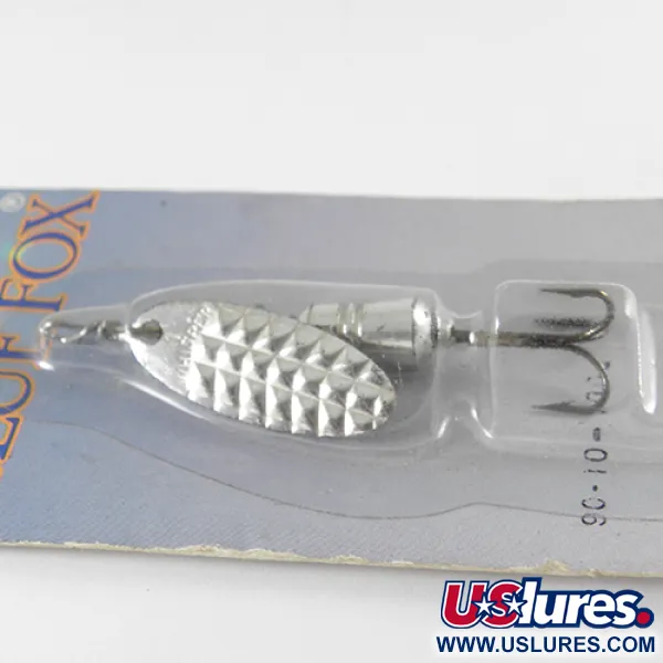 Blue Fox Whisper 1 Cucchiaino, Argento, 4g, Pala prismatica, #1459