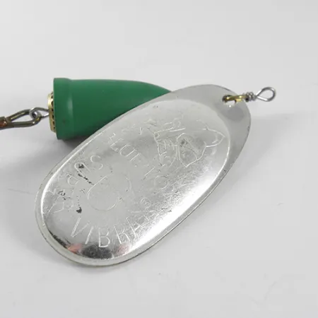 Blue Fox Super Vibrax 6 Rotante, Nichel / Verde, 18g, Ingranaggio Ottone, #1506