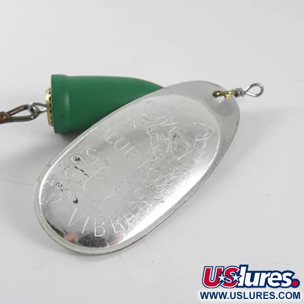 Blue Fox Super Vibrax 6 Rotante, Nichel / Verde, 18g, Ingranaggio Ottone, #1506