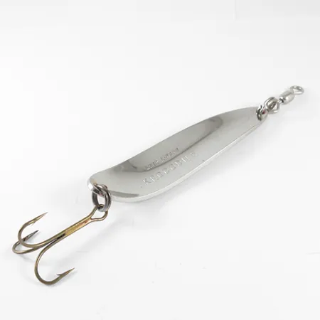 Luhr Jensen Krocodile Ondulante, Nickel/Rosso, 28g, Profilo stretto, #1509