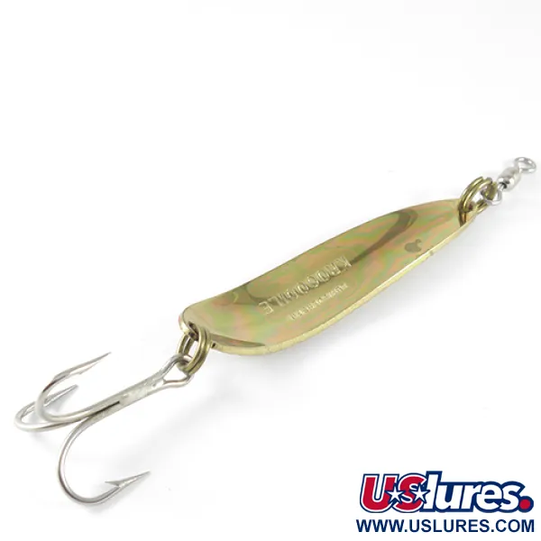 Luhr Jensen Krocodile Ondulante, Hammered Gold/Orange, 28g, #1532