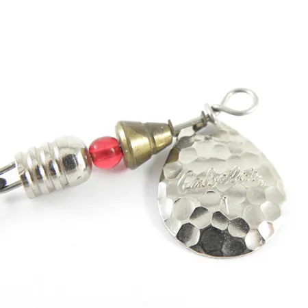 Cabela's 1 Cucchiaino rotante, Nichel, 4g, pala martellata, #1542