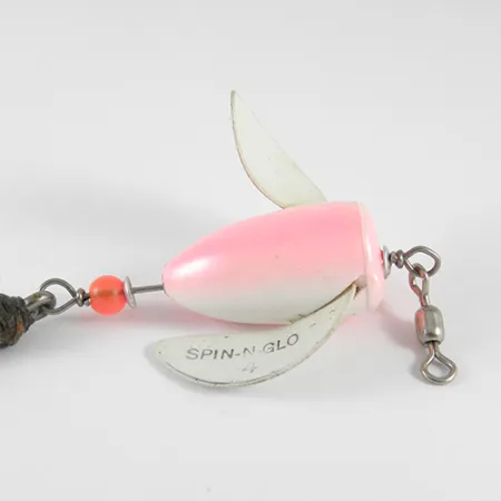 Yakima Bait Worden's Spin-n-Glo Winged, Rosa, 4g, Trailer Tinsel, #1544