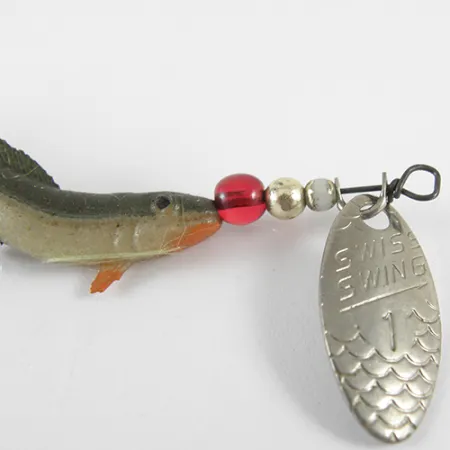Renosky Lures Swiss Swing 1 Rotante, Nickel, 2.5g, Softbody, #1545