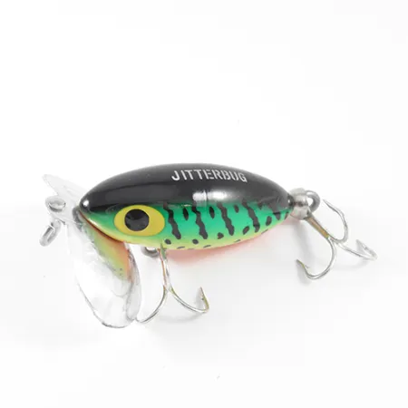 Fred Arbogast Jitterbug Esca Topwater, Fire Tiger, 7g, Metallo, #1570