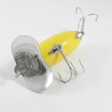 Fred Arbogast Jitterbug Esca Topwater, Giallo, 14g, Paletta Cuore, #1582