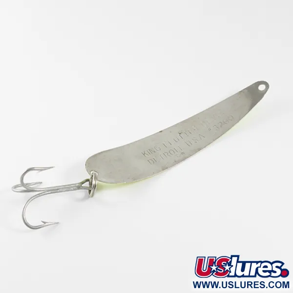 King Flutter Devle 3200 Ondulante Traina, Giallo Fluo, 9g, Nickel, #1591