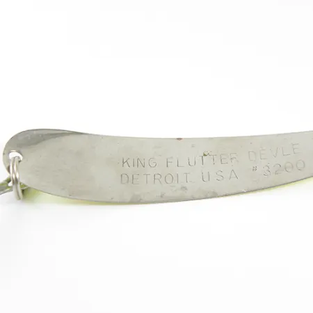 King Flutter Devle 3200 Ondulante Traina, Giallo Fluo, 9g, Nickel, #1591