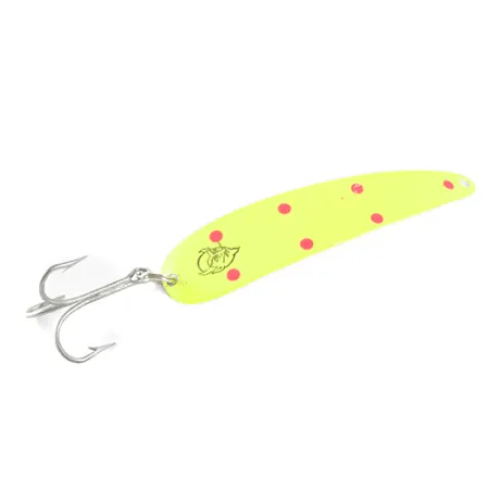 King Flutter Devle 3200 Ondulante Traina, Giallo Fluo, 9g, Nickel, #1591