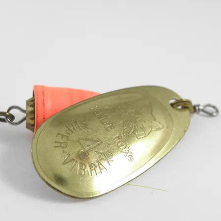 Blue Fox Super Vibrax 4 Cucchiaino, Ottone / Arancio, 10,5g, #1617