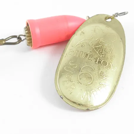 Blue Fox Super Vibrax 6 Cucchiaino, Ottone/Arancione, 18g, #1618