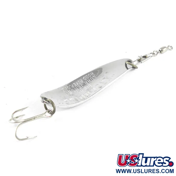 Luhr Jensen Krocodile Die #3 Ondulante, Nichel martellato, 9g, #1634