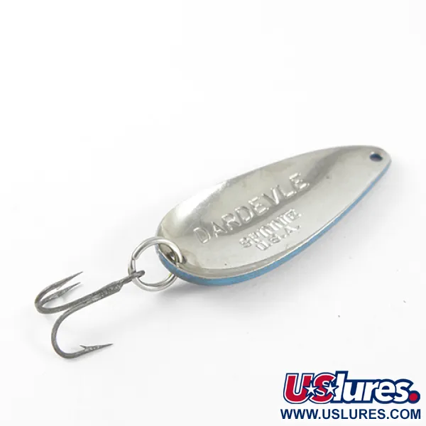 Ondulante Eppinger Dardevle Spinnie, Blu/Nickel, 9g, Vintage, #1638