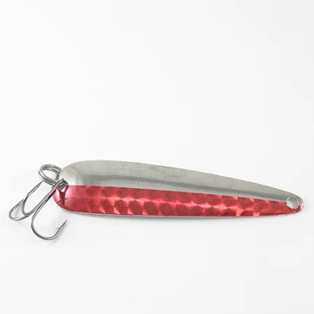 Dardevle Flutter-Chuck Cucchiaino Traina, Nickel/Rosso, 8g, #1665