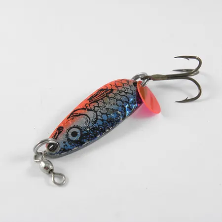 Luhr Jensen Krocodile Ondulante, Persico, 9g, Dorso Argento, #1688