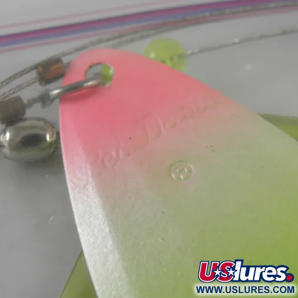 Luhr Jensen Les Davis Lake Troll Sistema Traina, Verde/Rosa, 28g, #1711