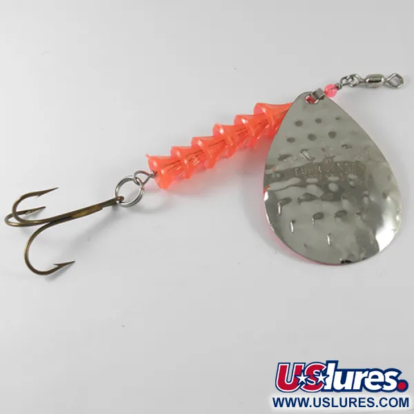 Luhr Jensen Dave Davis Cucchiaino, Arancio/Nichel, 17g, #1712