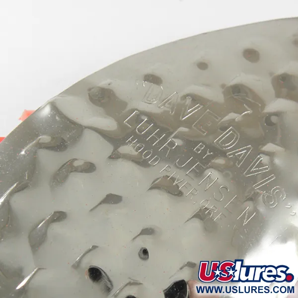 Luhr Jensen Dave Davis Cucchiaino, Arancio/Nichel, 17g, #1712