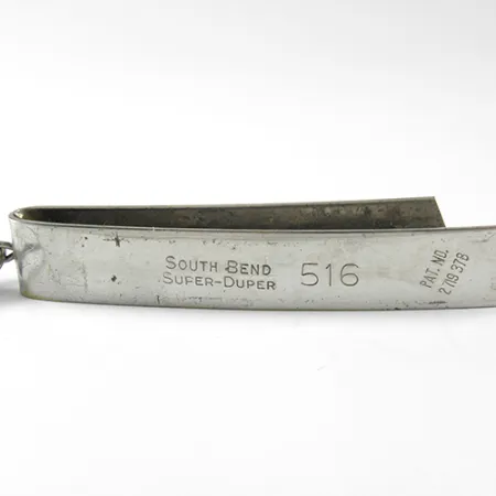 South Bend Super-Duper 516 Ondulante, Nickel, 18g, Brevettato, #1721