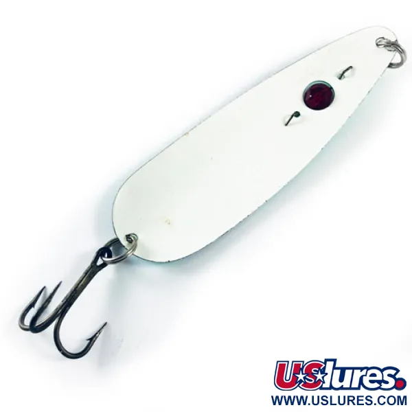 Eppinger Red Eye Evil Eye Ondulante, Verde / Bianco, 9g, Vetro, #1735