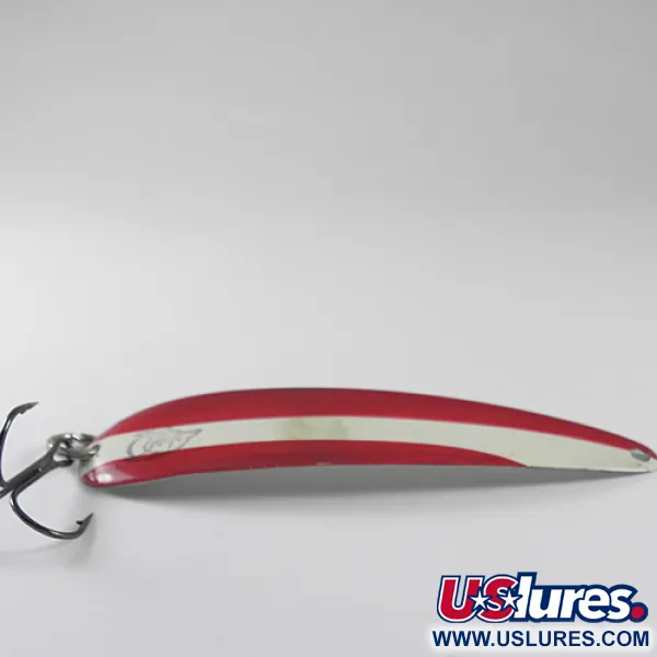 King Flutter Devle 3200 Cucchiaino, Rosso/Bianco/Nickel, 9g, #1741