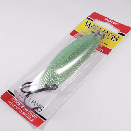 Williams Wabler W60 Ondulante, Argento/Verde, 21g, vero argento, #1764