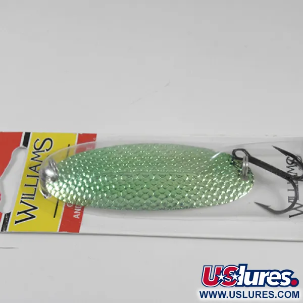 Williams Wabler W60 Ondulante, Argento/Verde, 21g, vero argento, #1764