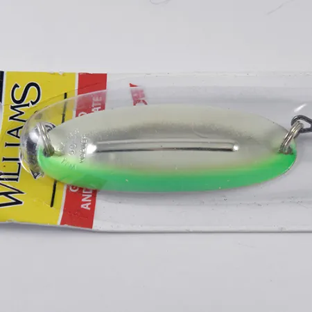 Williams Wabler W50 Glow Ondulante, Argento/Verde, 14g, Glow, #1766