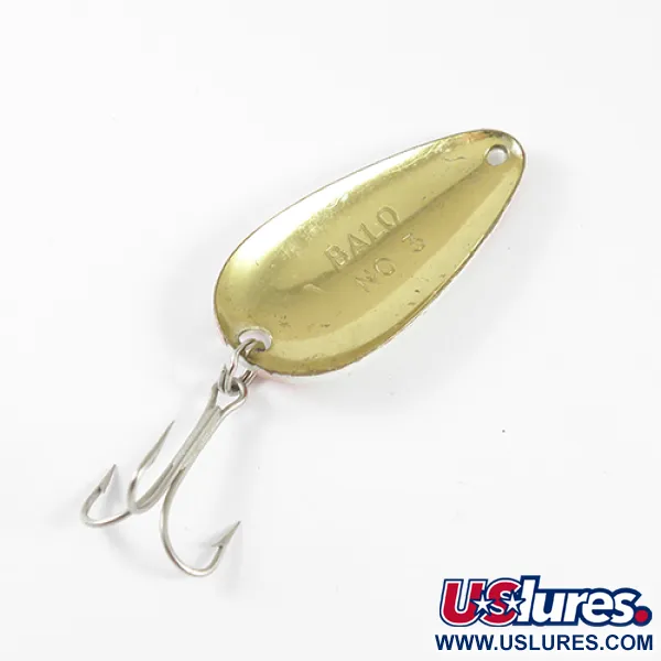 Balo 3 Ondulante, Bianco / Rosso / Ottone, 14g, Stile Vintage, #1769