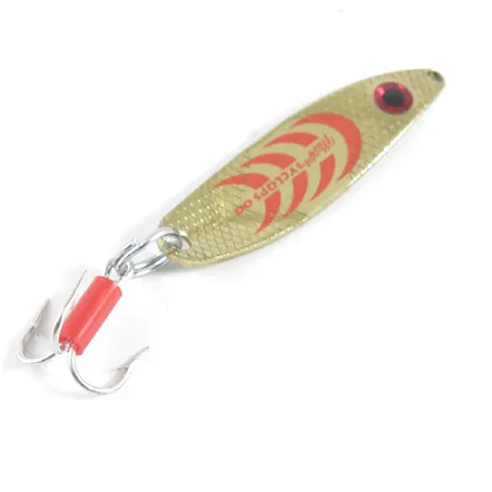 Mepps Syclops 00 Ondulante, Oro / Rosso, 3,5 g, Profilo S, #1790