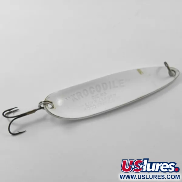 Luhr Jensen Krocodile Die #5 Ondulante, Bianco, 21g, USA, #1792