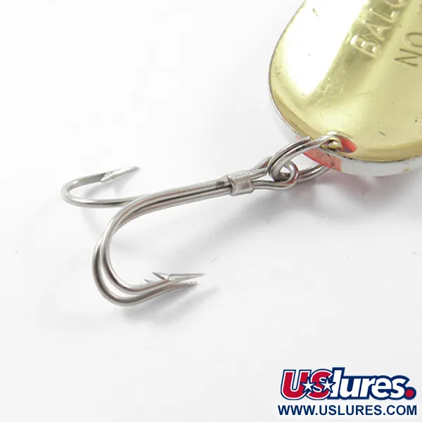 Balo 3 Ondulante, Rosso / Bianco / Ottone, 14g, Ottone Lucido, #1798